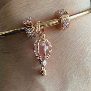 Beautiful Rose Gold Pandora Bracelet